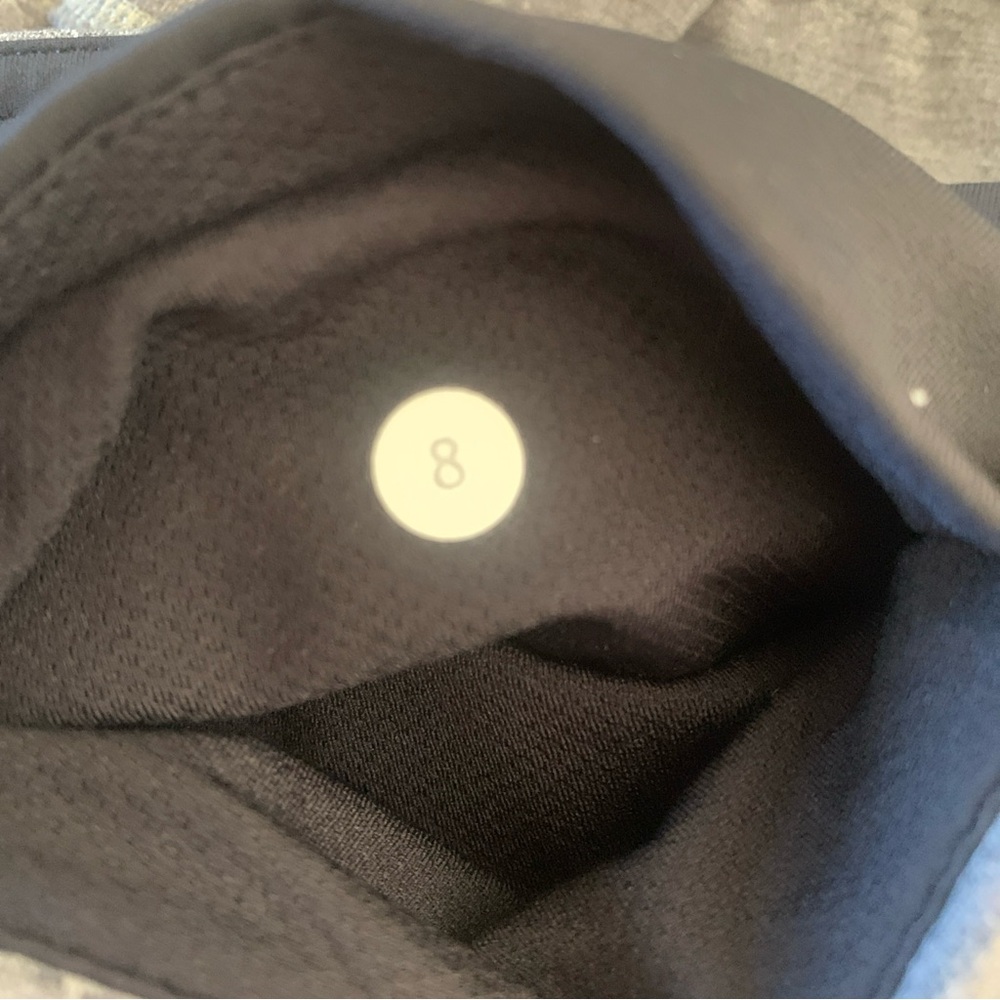 Lululemon Women's Inspire Tight II Gray/Black Size 8 Leggings Mesh Zip Pockets - Picture 6 of 10